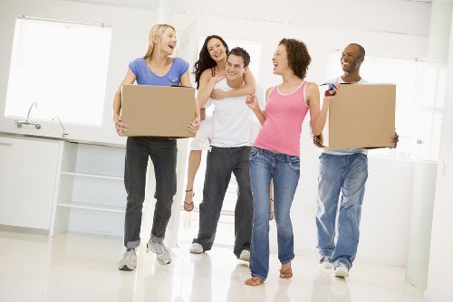 Man with van service helping with a local move in Ilford