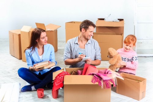 House removals planning in Ilford with local moving team