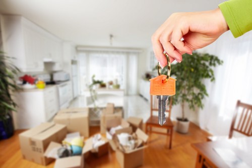 Moving van service helping with a home move in Ilford