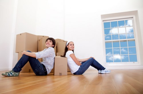 Local moving truck supporting residential and business moves in Ilford
