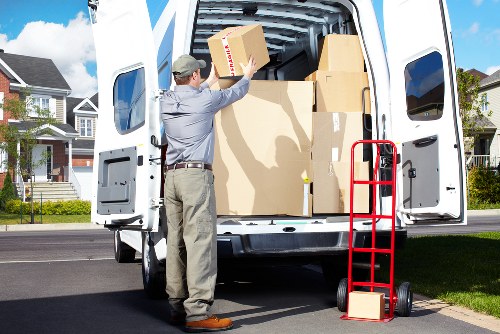 Removal van service supporting a flat move in Ilford