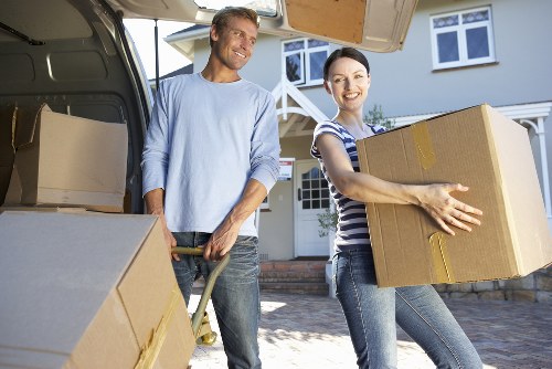 Packing and house move support illustration