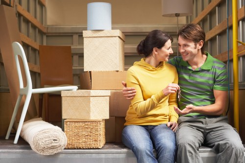 Local movers planning access and parking for an Ilford property